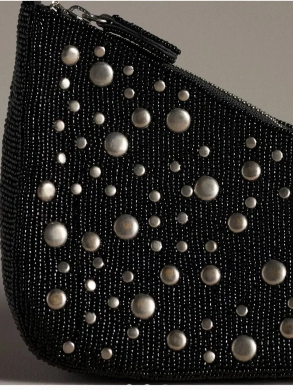 by Anthropologie Asymmetric Beaded Shoulder Bag - Picture 3 of 7